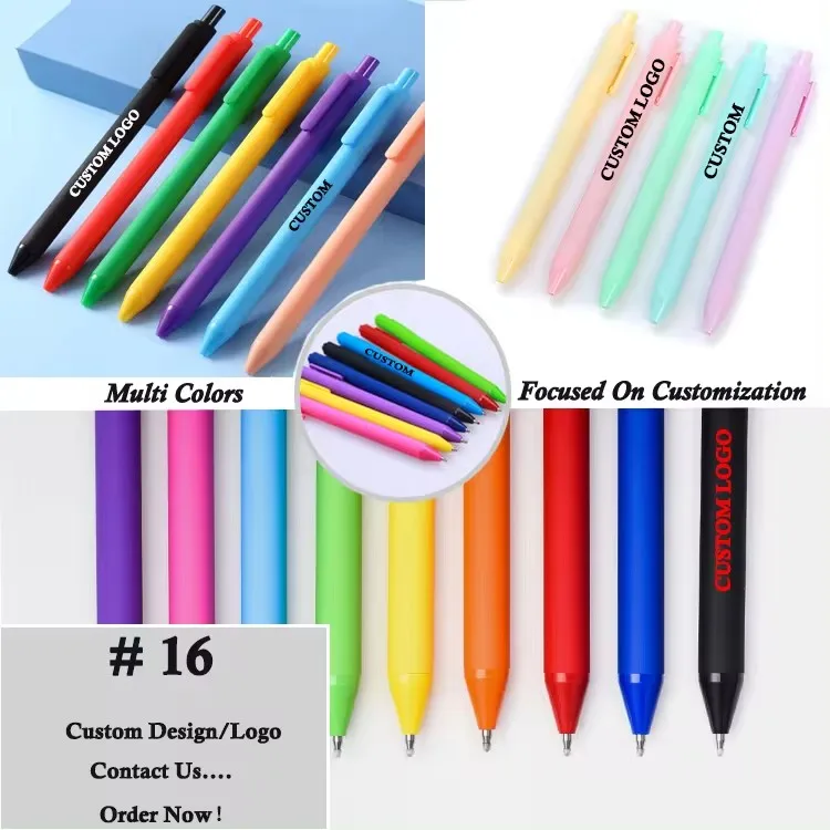 Custom Plastic Metal Custom Ballpoint Pen