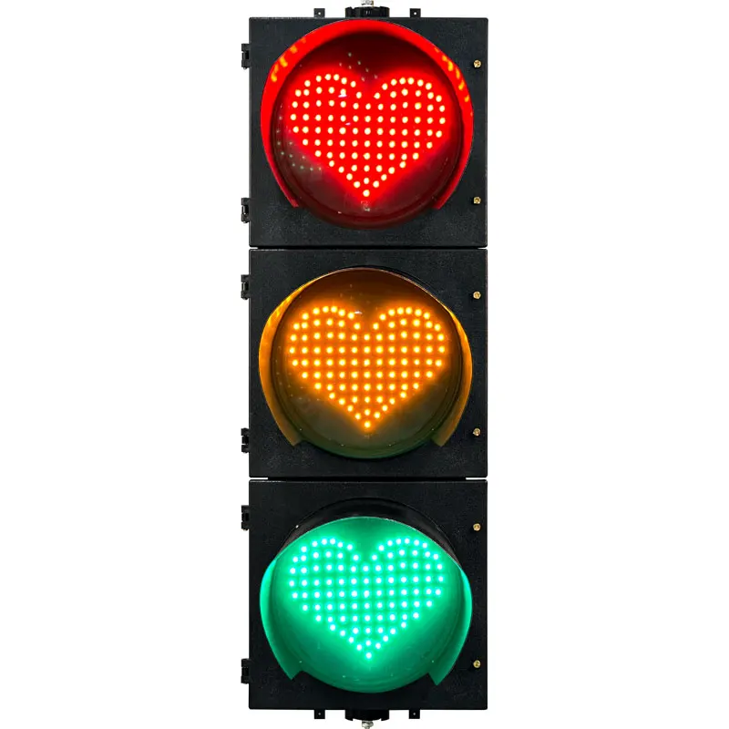 300mm Aluminum High Flux Semaforo Traffic Light