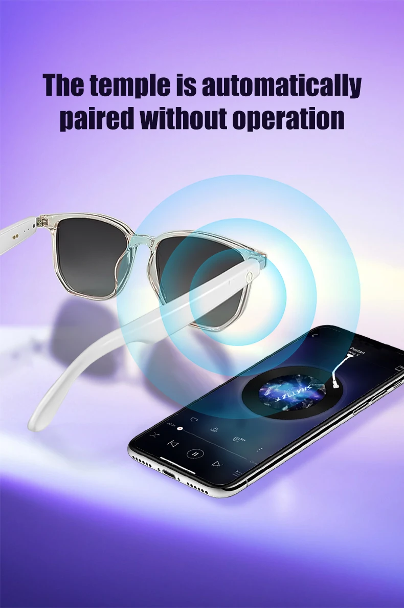 If you are searching for a supplier of a product with perfect quality control and highly competitive prices, which gives you an advantage in expanding your local market, then contact us now!  Competitive suppliers of  GS03 Men Smart Glasses Stereo Sound BT Call Listen Music Polarized Lens Magnetic Charging Outdoor Sport Sunglasses for Women