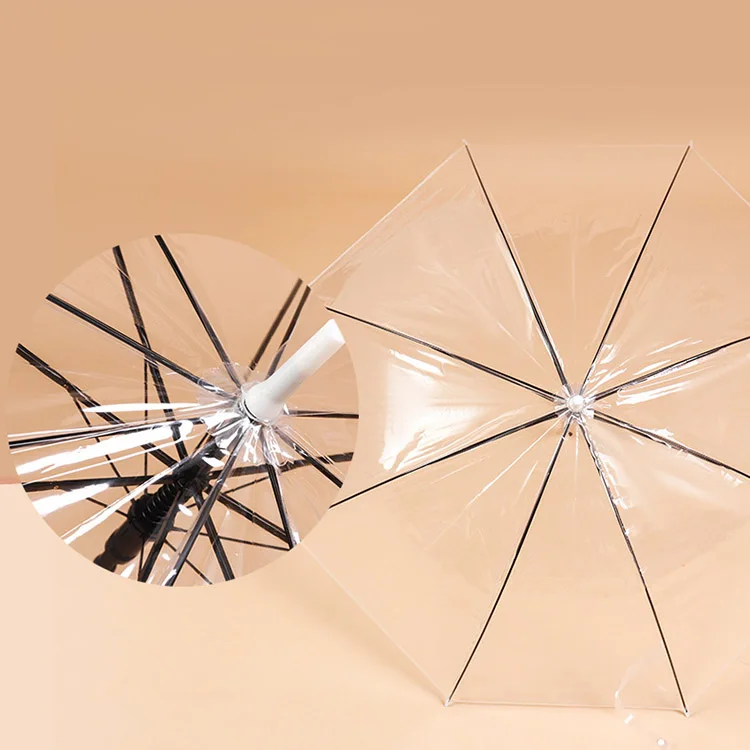 CHUVABAND 21 дюйм 8 костей новый дизайн прямой гольф Рекламный Прозрачный Зонт Принцесса зонтик прозрачный зонтик