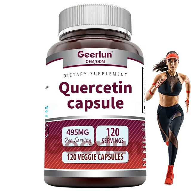 2024 OEM ODM High Quality Product Quercetin Extract Supplement Anti-Oxidation Improve Immunity Capsules Quercetin Capsule