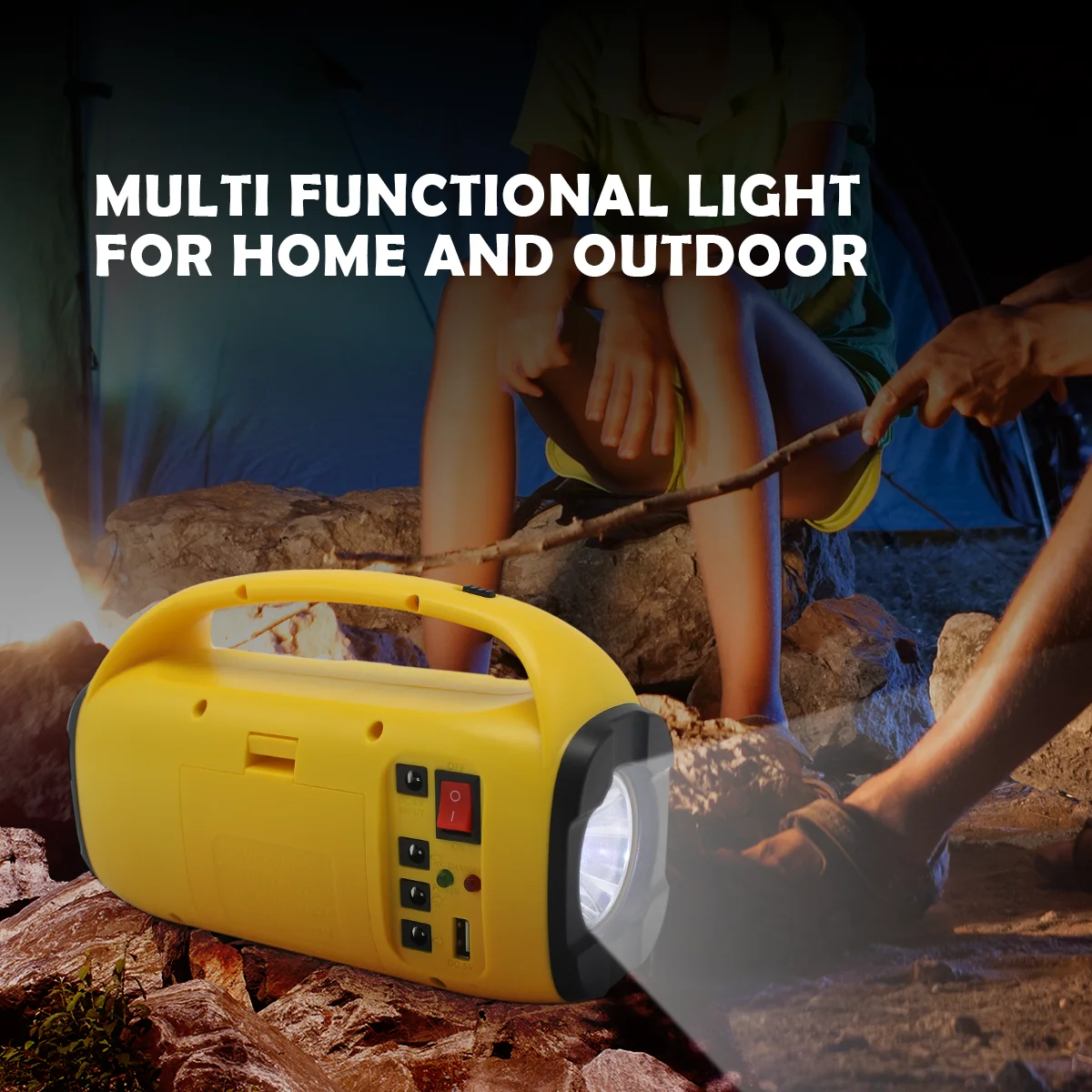 Dc Off Grid Led Flashlight Phone Charging Mini Solar System Power Kit Radio Portable Speaker