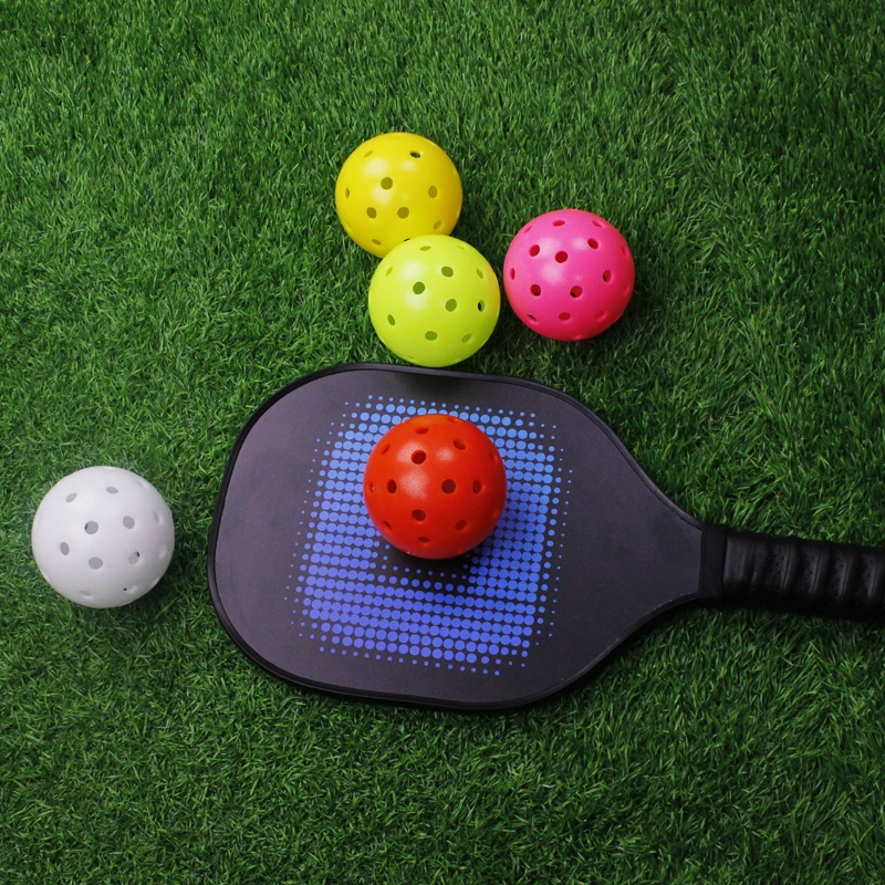 Outdoor Pickleball Balls 40 Holes Pe Material Rotational Molding
