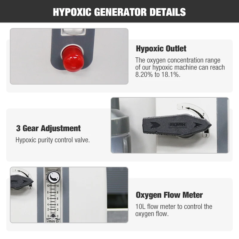 Factory Supply High Altitudes Simulated IHHT Hypoxicator Hypoxia Airbag Training Equipment Altitude Hypoxic Generator with Tent