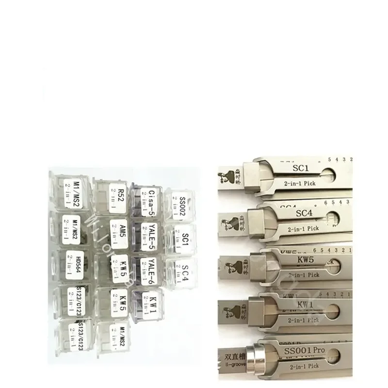 Free Ship LISHI 2 in 1 Lock Pick - HD5649 for Locksmiths