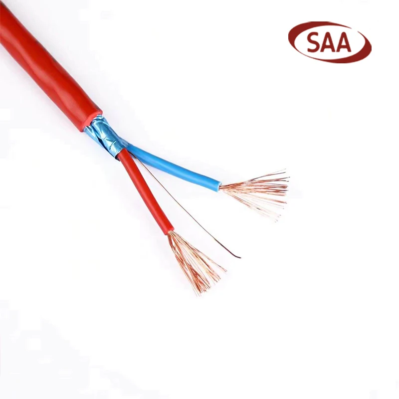Fire Proof Cable 2c 4c 1.5mm 2.5mm Lszh Jacket Shield Fire Alarm System Electrical Cable Wire 16awg 18awg Fire Resistance Cable