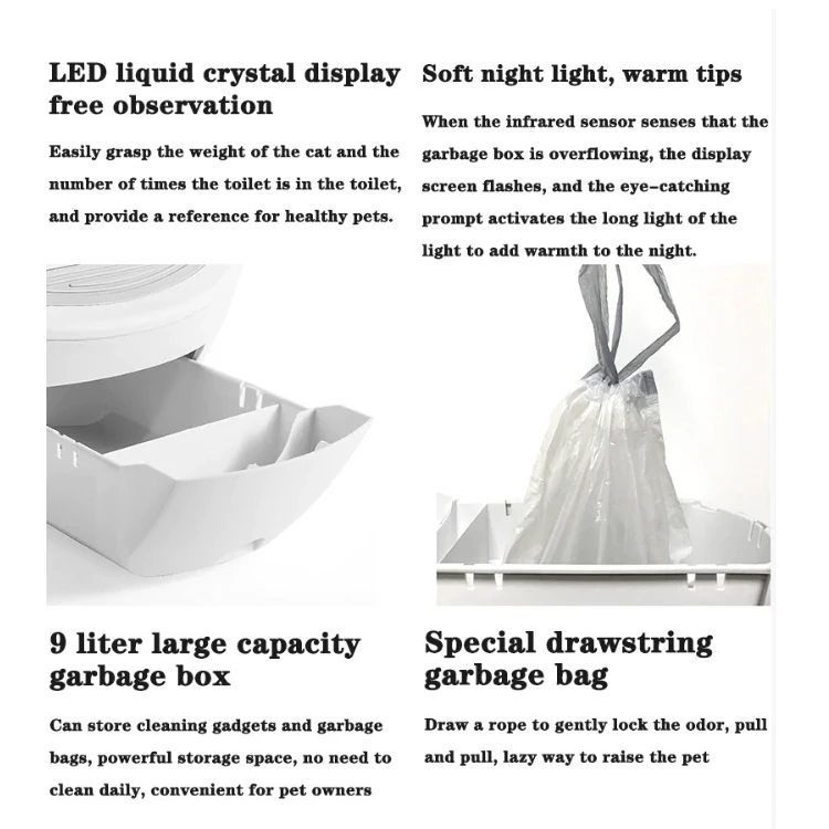 Factory Electric Auto Cat Litter Box Felinegenie Cat Litter Box