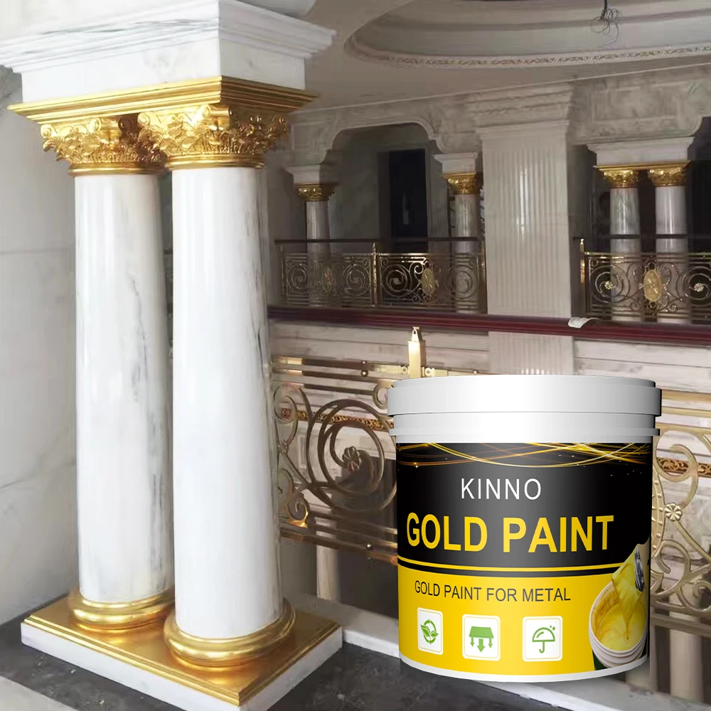 kinno wholesale gold paint for metal