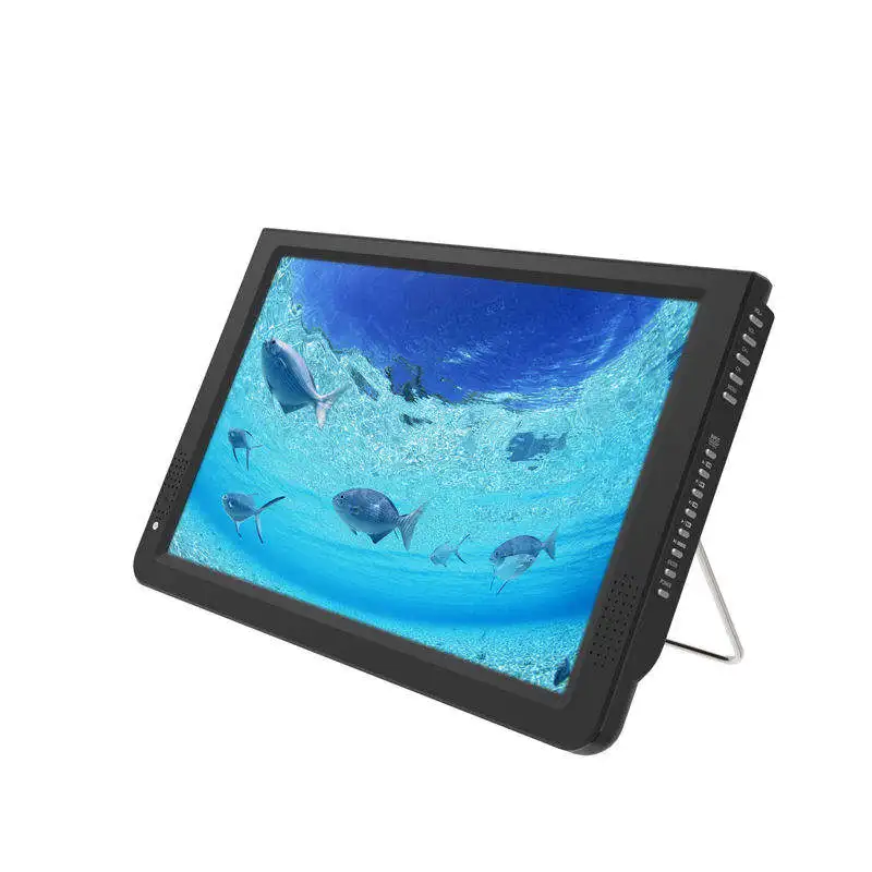 Portable Mini Digital Analog Led TV DVB-T DVB-T2 Rechargeable Television Player LED Screen