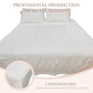 Custom Color/Logo Luxury Cotton Hotel Bedding Set Bed Sheets for Factory Direct Supply