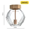 200ml wooden lid honey container, containing 250 grams of honey