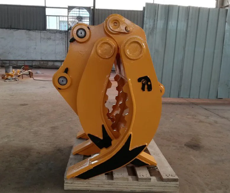 2-84 Ton Excavator Log Grapple RSBM Mechanical Grapple For Compact Tractor