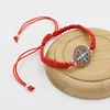 Silver red rope