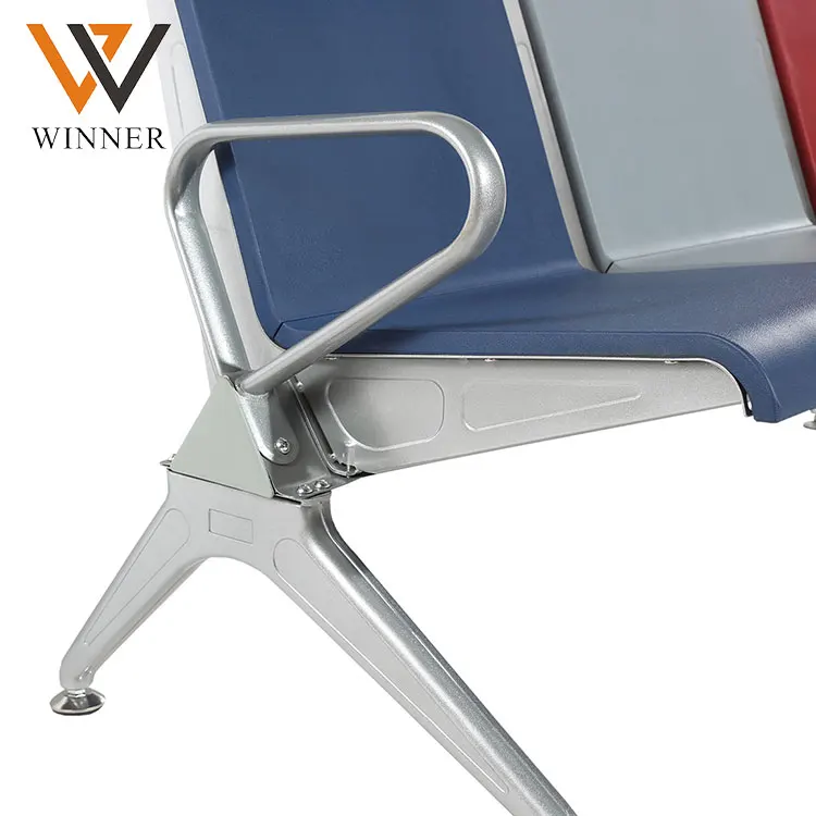 Modern Public 3 Seats Customer Salon Reception Waiting Area Furniture Chair for Hospital Salon