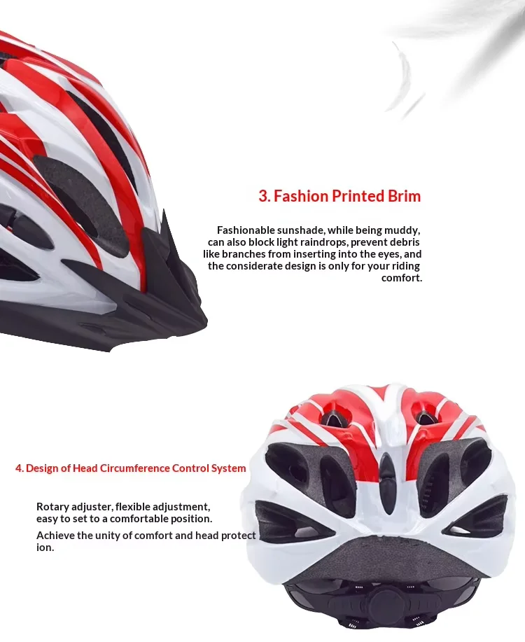Bicycle Helmet Adult Road Safety Protective Cycling Gear_voghion.com