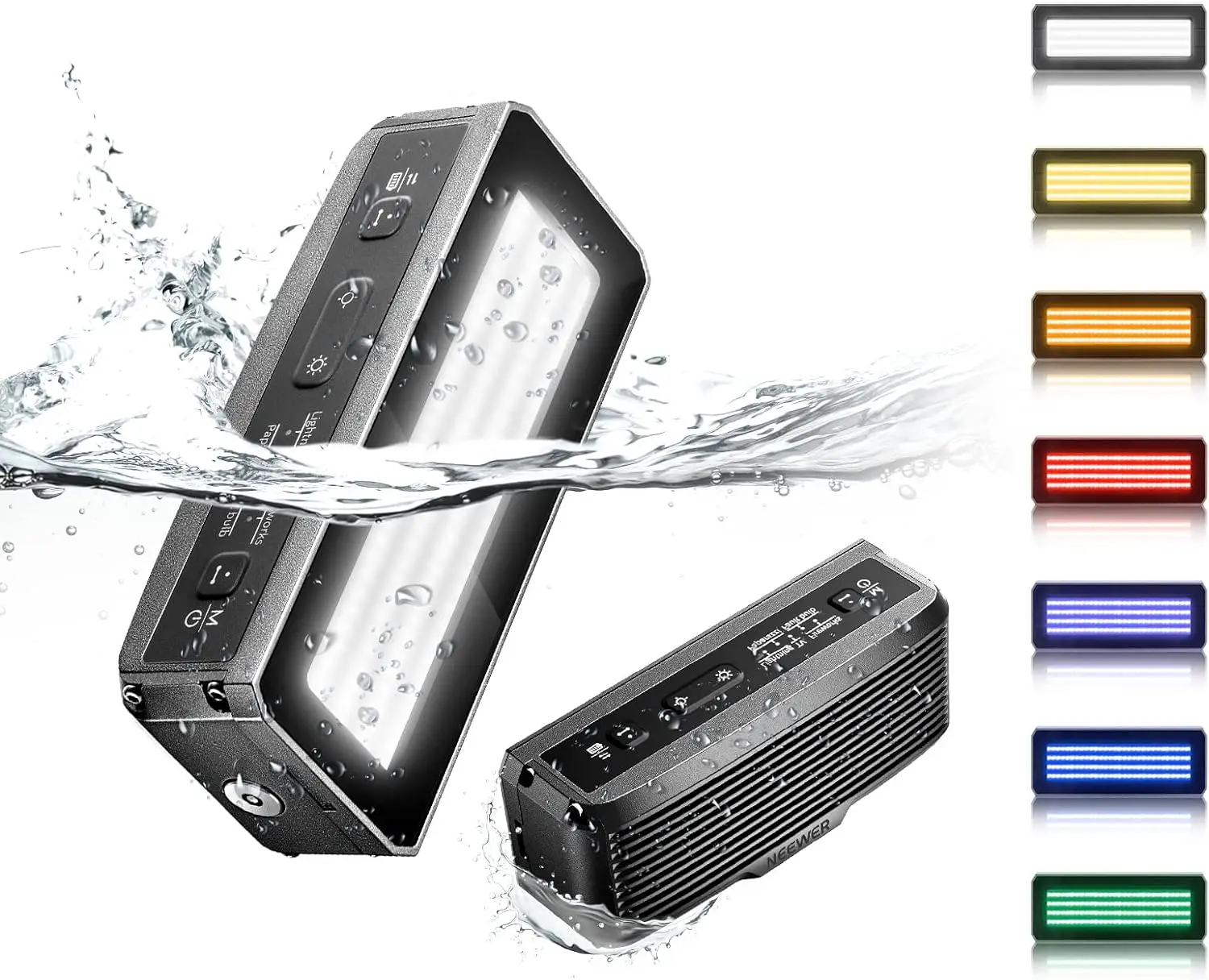 Caméra vidéo sous-marine pour piscines avec éclairage LED