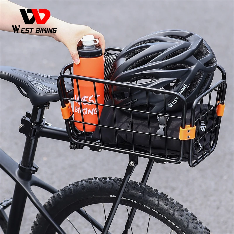 Large Capacity Aluminum Cargo Bicycle Rear Rack Shelf