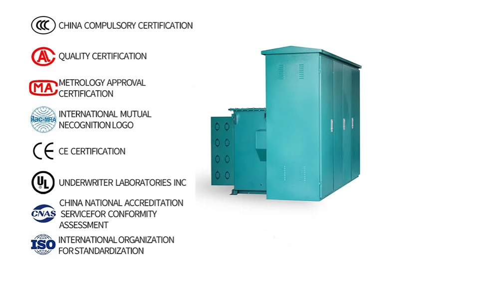 12v To 240v Step Up Electrical Container Substation 3 Phase 2 mva Pad Mounted Transformer 630 kva manufacture