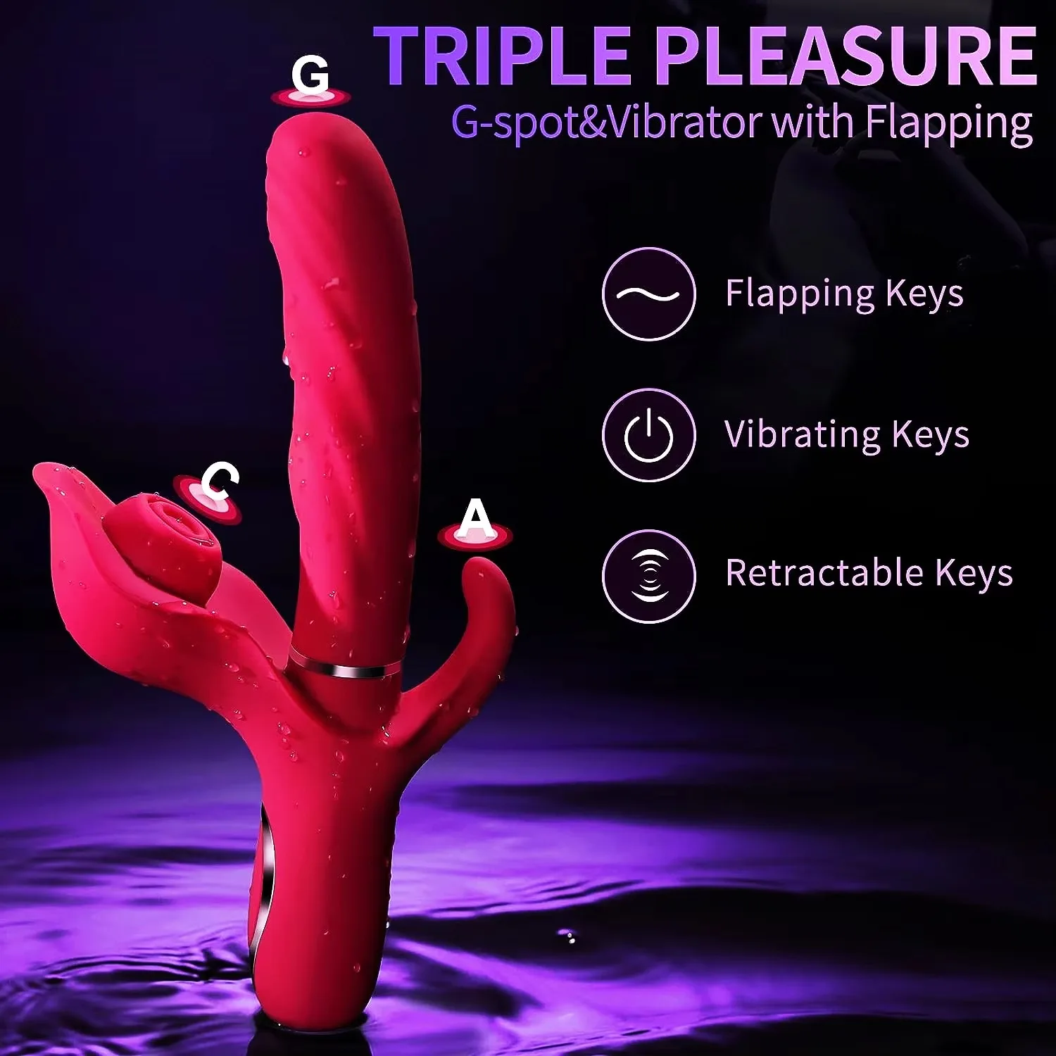 Telescopic 10 Vibration Modes Sucking Clitoris Vagina Relax Toys Female Adult Products Powerful G Spot Vibrators for Woman
