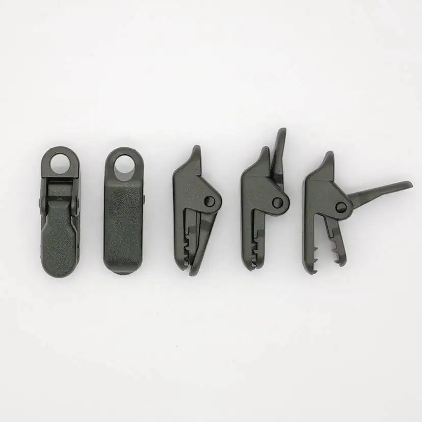 Черные пластиковые зажимы фиксатор шапка детский успокоитель прочный пластиковый зажим пластиковый знак лист блокнота поп-дисплей клип 200 CN;GUA PC-001