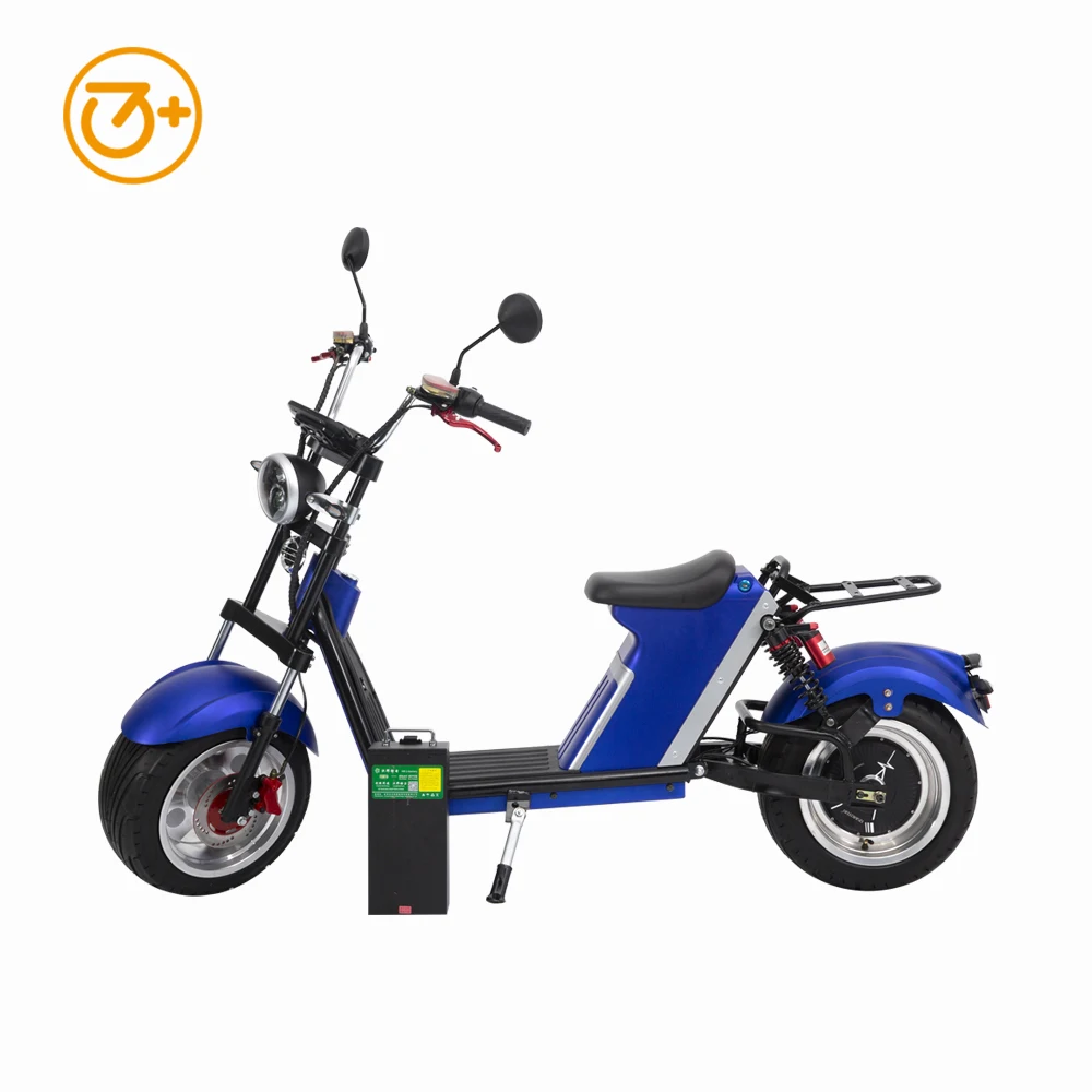 Citycoco 3000W Electric Scooter  Capacity 60-80KM Range Per Charge 12 Inch High Wheel Digital Display Disc Brake