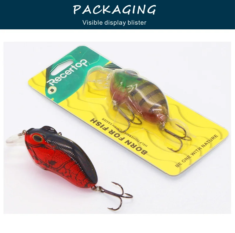 Lot de 4 - Leurres de pêche appât manivelle vintage Bill Norman NEUF