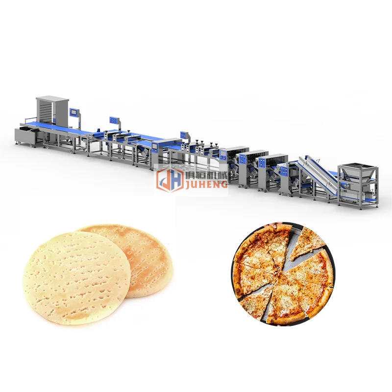 CE certified fully automatic product line for pizza customizable solutions for pizza production line pizza factory