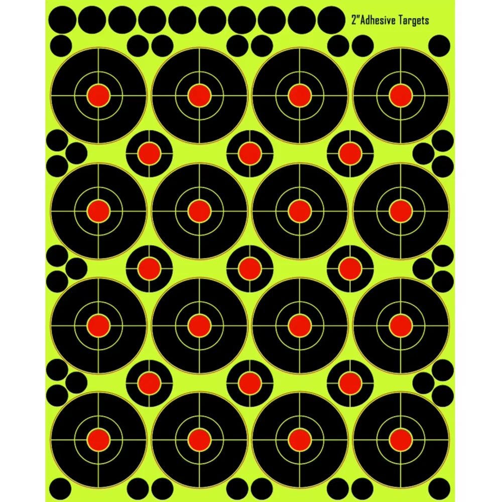 2 Inch Self-Adhesive Splatterburst Targets Stickers Stick & Splatter ...