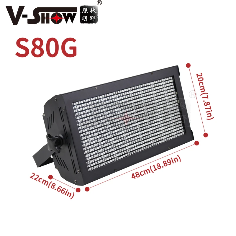 VSHOW S80G Strobe DMX Led Light 560w 960 RGB SMD5050 LED Colorful Lighting Stage Light Mixer