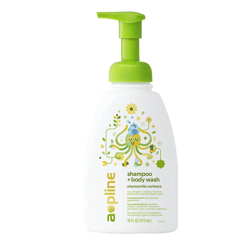 Собственная марка, без слез, органические гели для детского тела, гели для душа oem