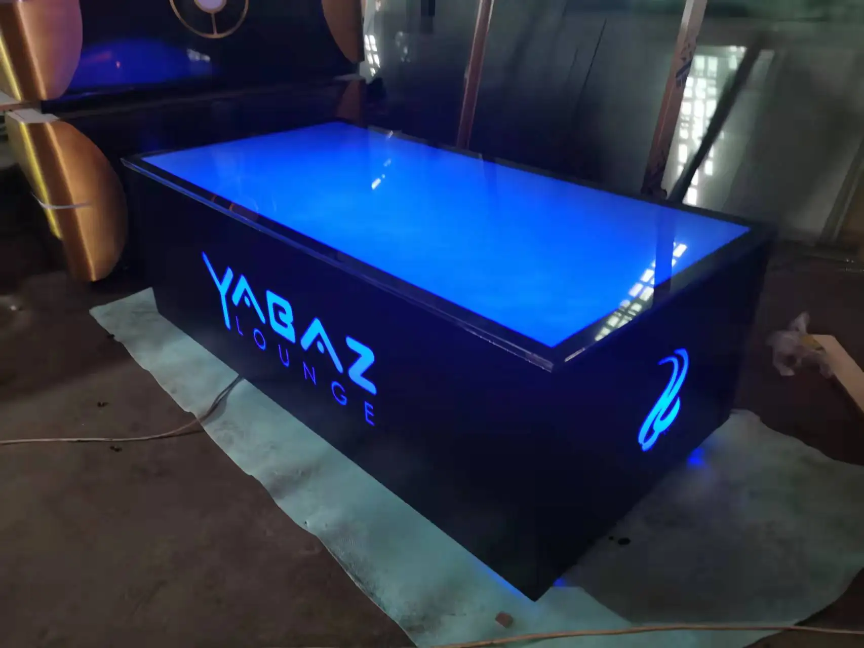 Light Up Night Club Lounge Outdoor High Top Cocktail Led Bar Furniture Table And Chairs Led