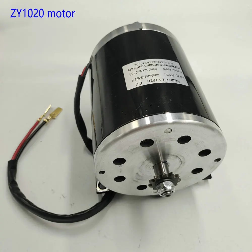 Large Power Gear Motor 36V/48V, 500W-800W DC Brush Permanent