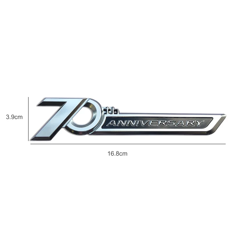 ランドクルーザー300 70周年エディション クロームバッジ 車体ステッカー用
