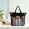 Black beach bag