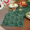 Arbre lumineux en peluche verte