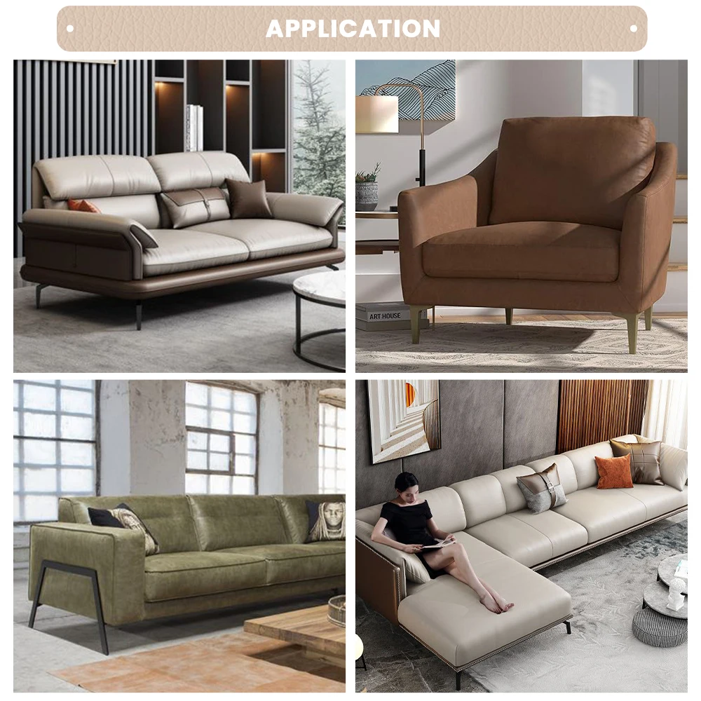Factory Price Stain Resistant Inspired Faux Sofa Leather Fabric, Litchi Pvc Artificial Automotive Leather Sheets for Seat Cover