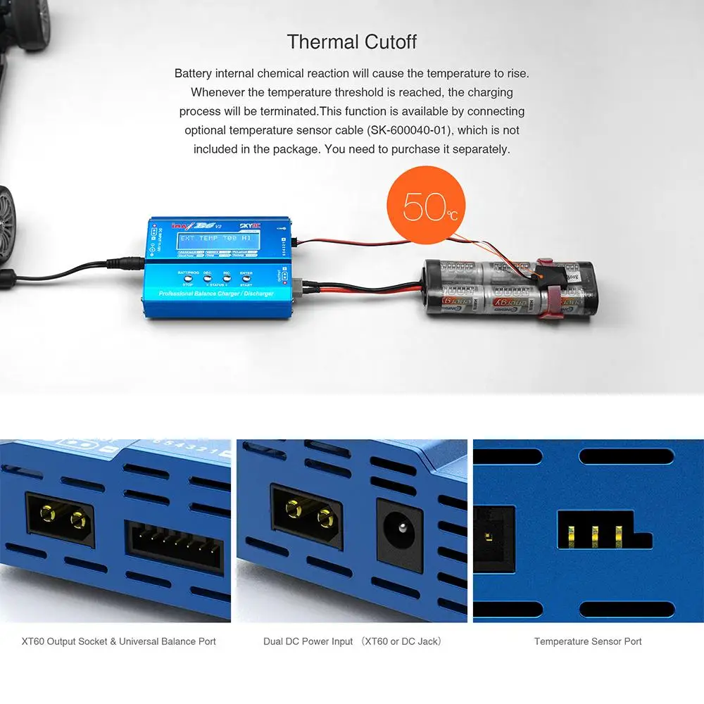 B6 V2 Balance Charger Discharger 6A 60W For TYI Mavic TB4X PB Li-ion Battery Charger manufacture