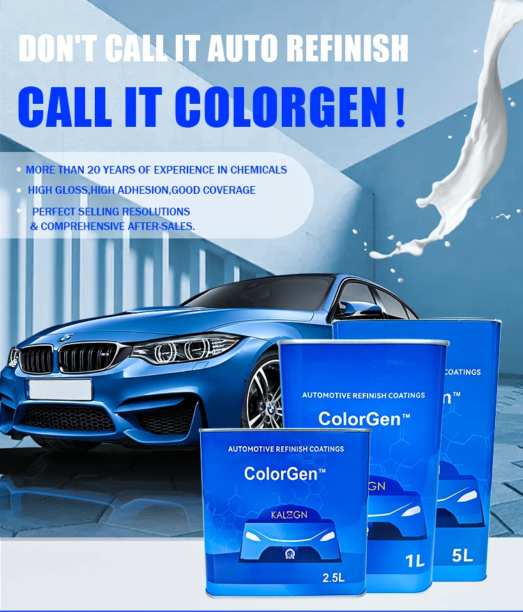High Gloss Car Paint Manufactures Excellent Tinting Basecoat Spray