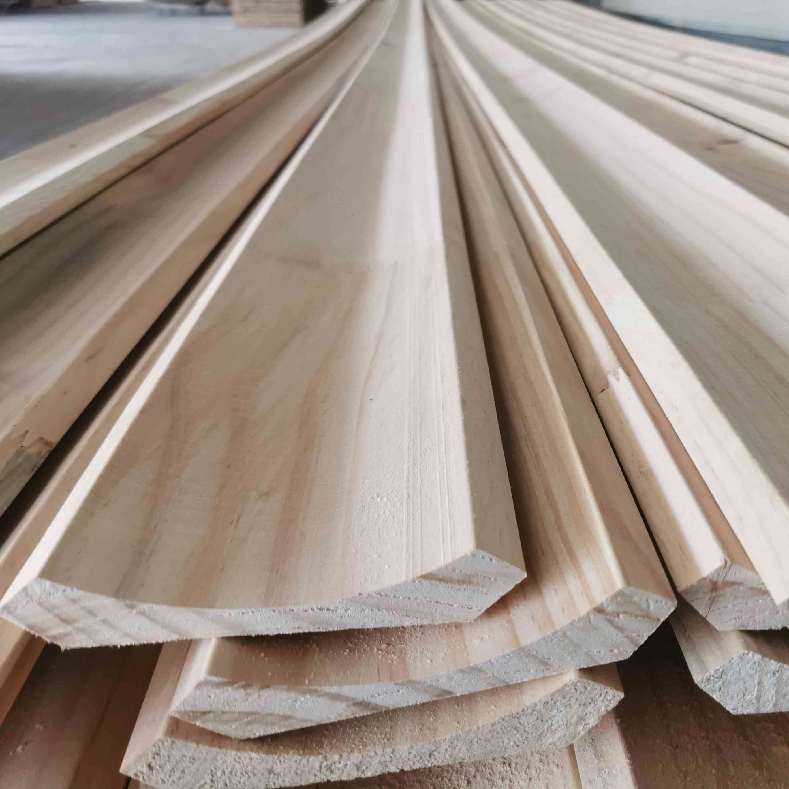 Solid Wooden Cove Crown Moulding Wood Cornice