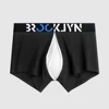 Black# black band- white pouch