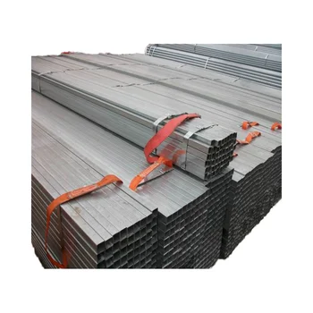 Galvanized Steel Square Tube ERW Technique 6m Length Various Bending Cutting Punching Welding per ASTM API EN JIS Standards