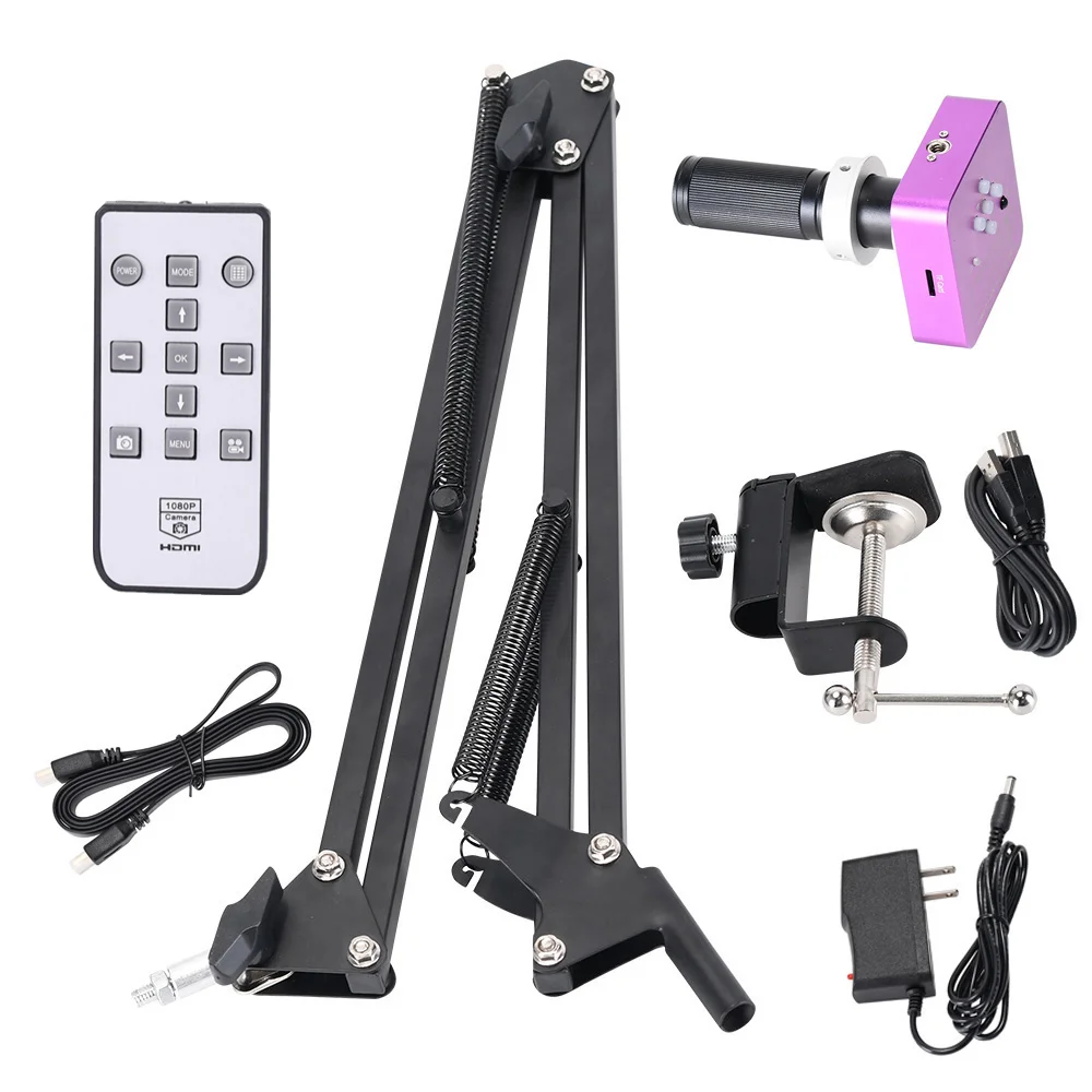 Электронная лупа 51MP 2K HDMI-совместимая с USB промышленный цифровой микроскоп камера для ремонта печатных плат и телефонов пайка