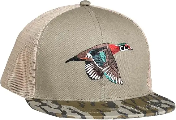 Custom Classic Camo Snapback Hat for Men Women,Performance Hip Hop Style Funny Flat Bill Trucker Hats Adjustable Baseball Cap