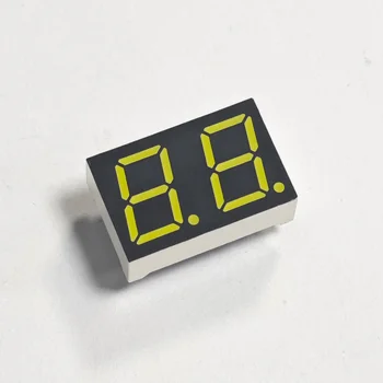 7 Segment LED Display 0.39 Inch 2 Digit White Light Small Counters Voltage Meters Compact Control Panels Digital Indicator Part