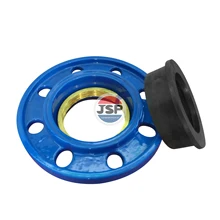 JSP China Quick Joint For PE Pipe 100% Water Pressure Test Equal Strict Inspection as Per Standard Round Casting With Brass Ring