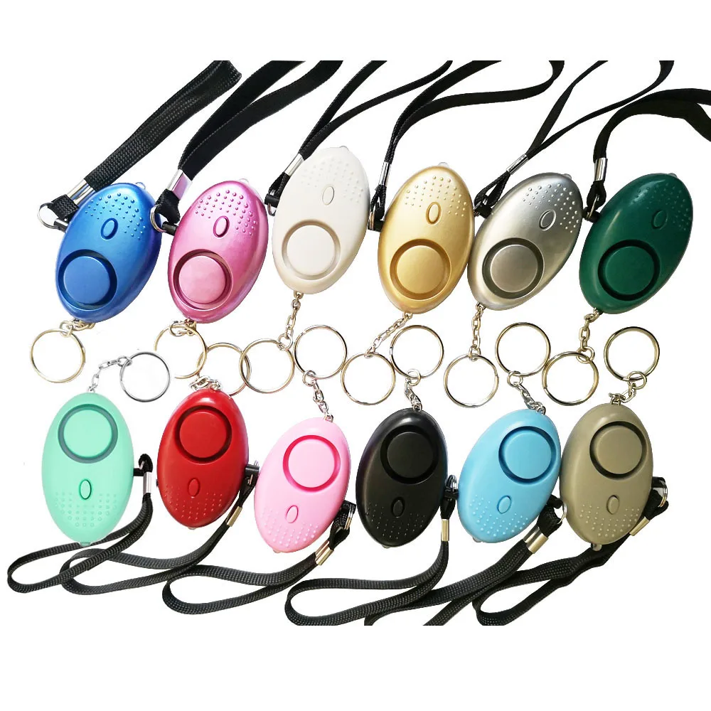 130db Alarms Keychains Led Portable Emergency Sos Security Self Defense