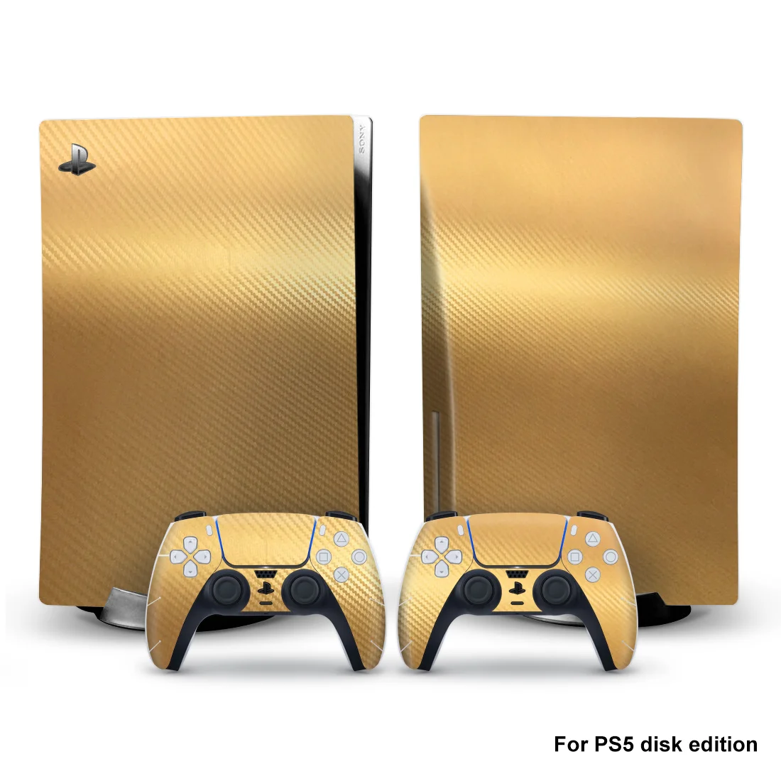 Data Frog Carbon Fiber Skin Sticker for PS5 Controller Console Skin for Playstation 5
