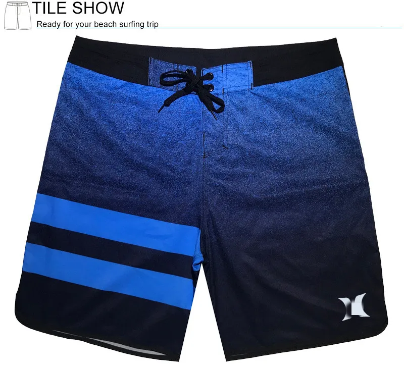 Wholesale Custom Surf Mens H Brand Board Shorts Quick Dry Swim Trunks 4 Way Stretch Surf Shorts