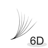 6D 100% HANDMADE pointy base loose fans