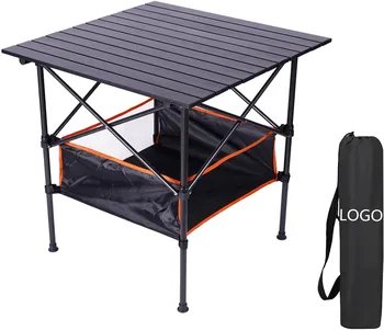 Woqi Portable Folding Table Camping Table with Storage Bag Heavy Duty Outdoor Picnic Table